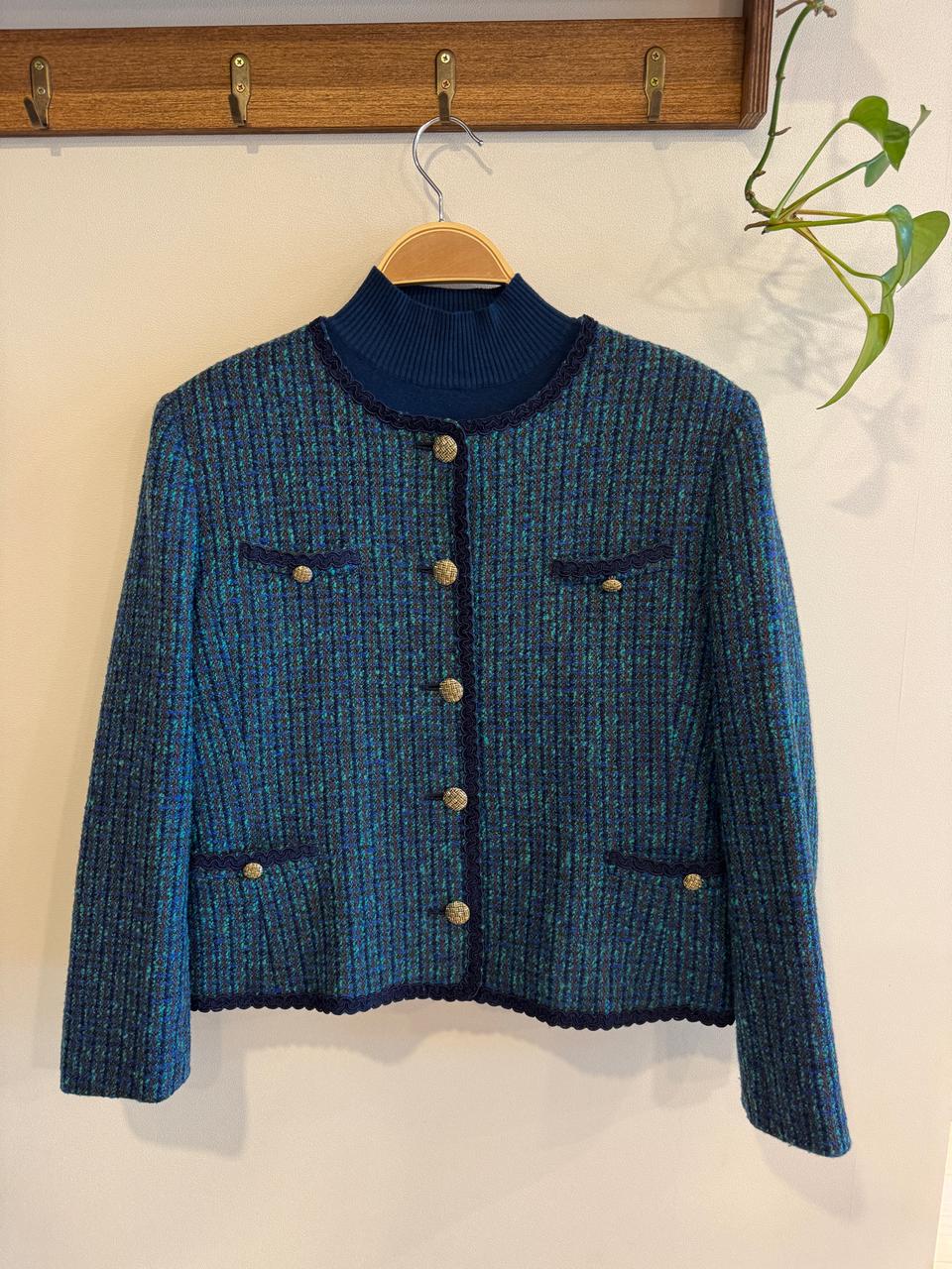 일본 빈티지 트위드 자켓