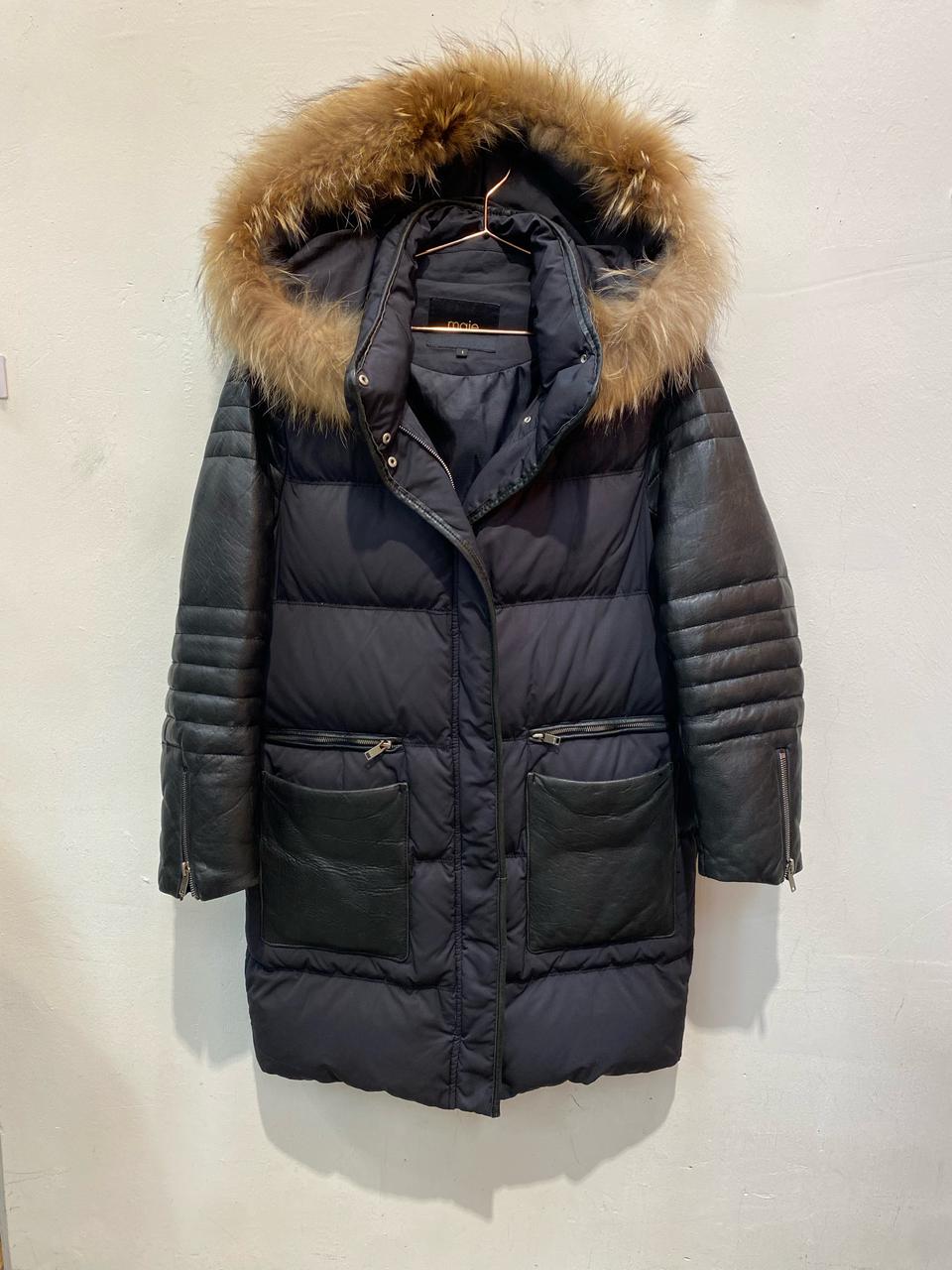 마쥬 Maje 양가죽 w/ 다운패딩