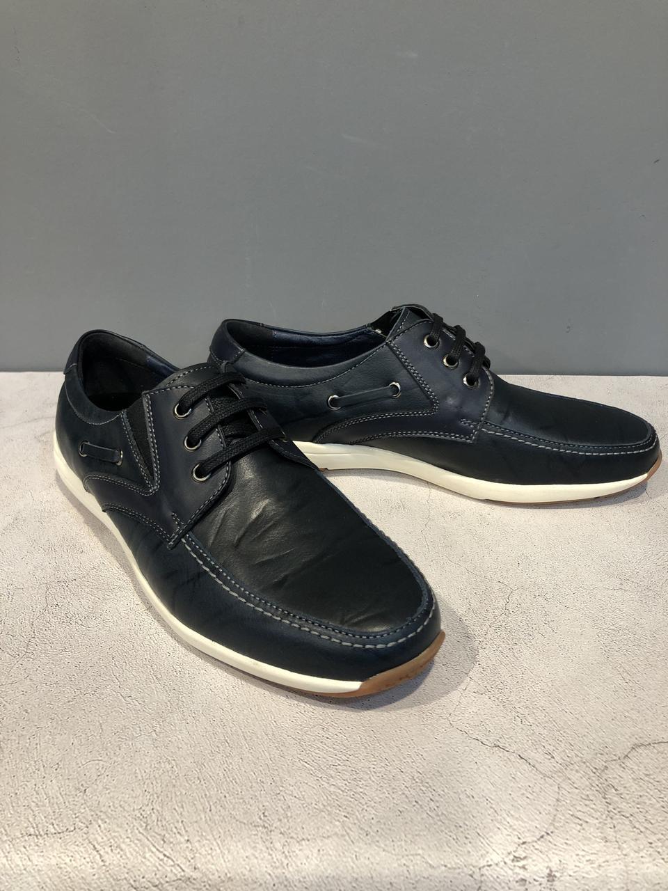 (강추) 영롱빛 네이비 천연소가죽 수제 남성보트화.스니커즈.캐주얼화