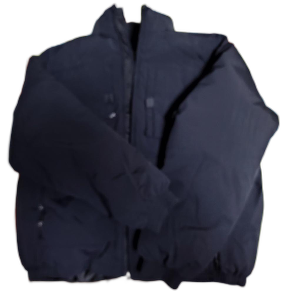 유틸리티 포켓 숏 패딩 점퍼 블랙 L사이즈