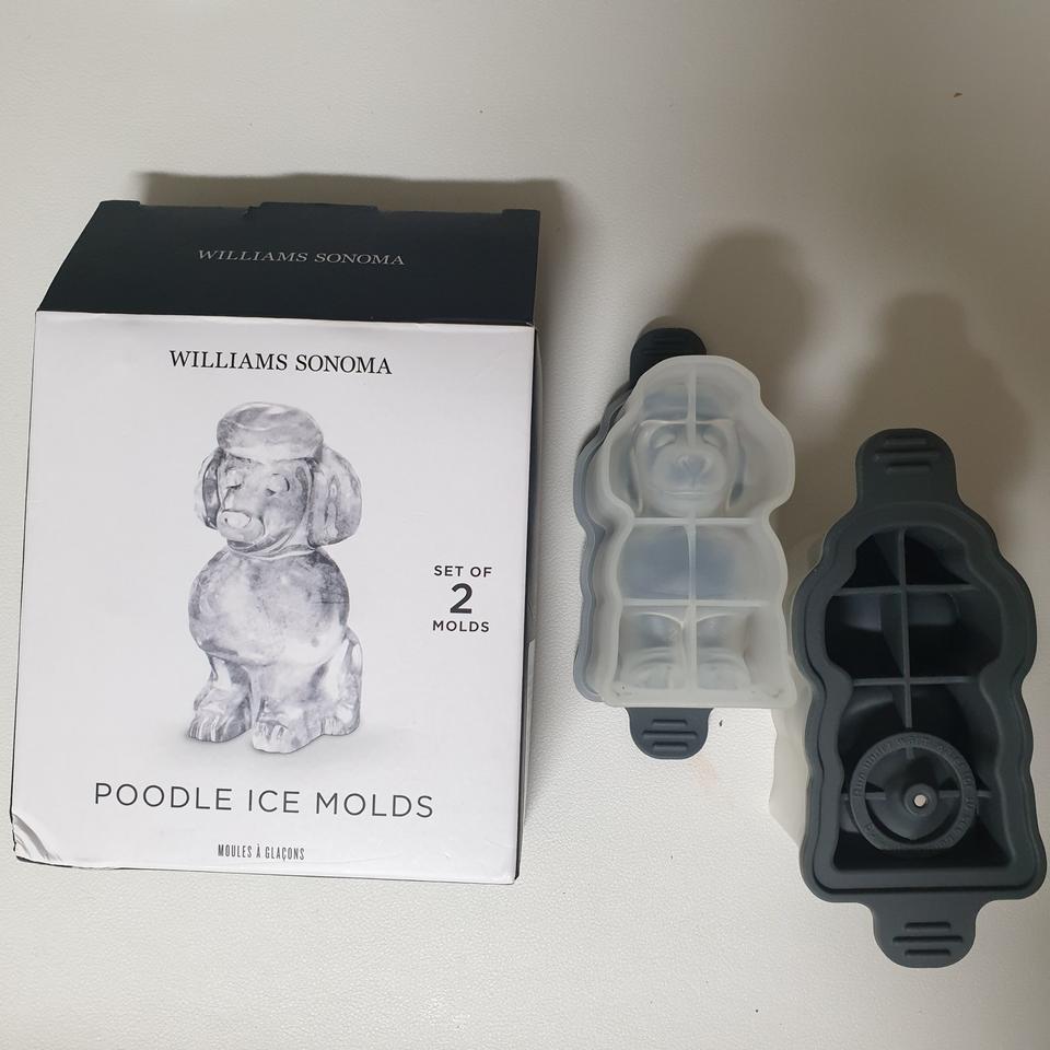 (미사용) 윌리엄소노마 푸들 아이스 몰드