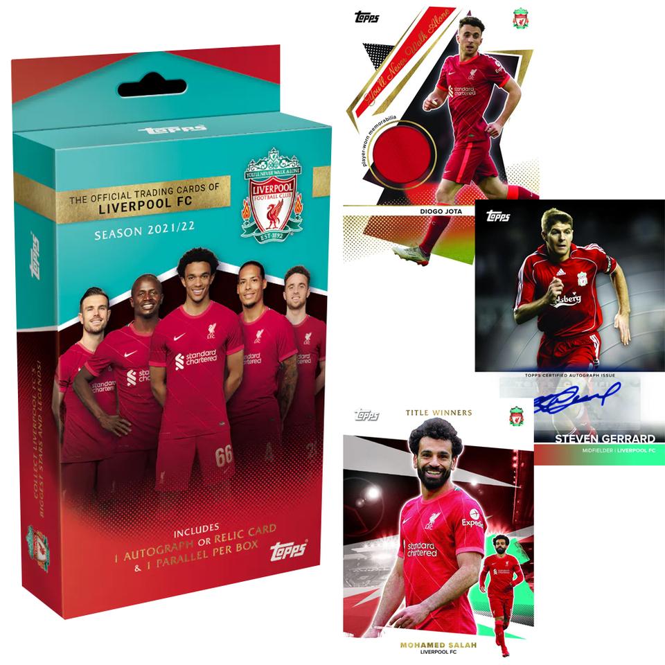 리버풀 21-22 TOPPS 팀세트 미개봉 1박스