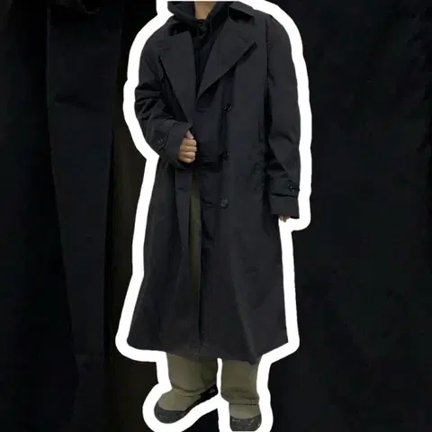 미군 장교코트 DSCP OG 트렌치코트 XL