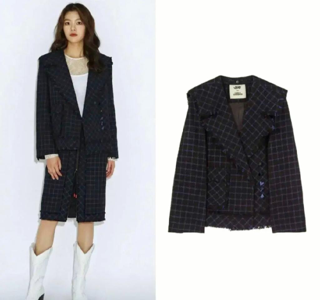 럭키슈에뜨 세일러 트위드자켓 (36)