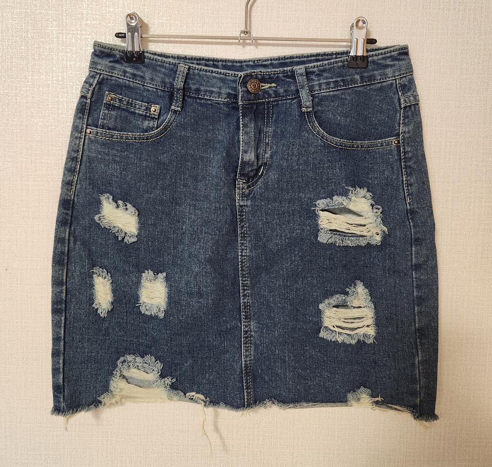 (새상품) 의류 여성 청치마 중청 M사이즈