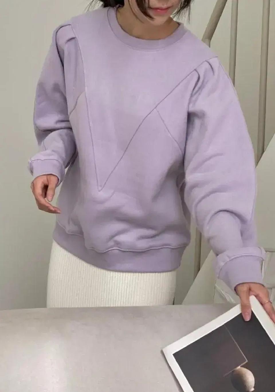 (기모) 퍼프맨투맨 2컬러
