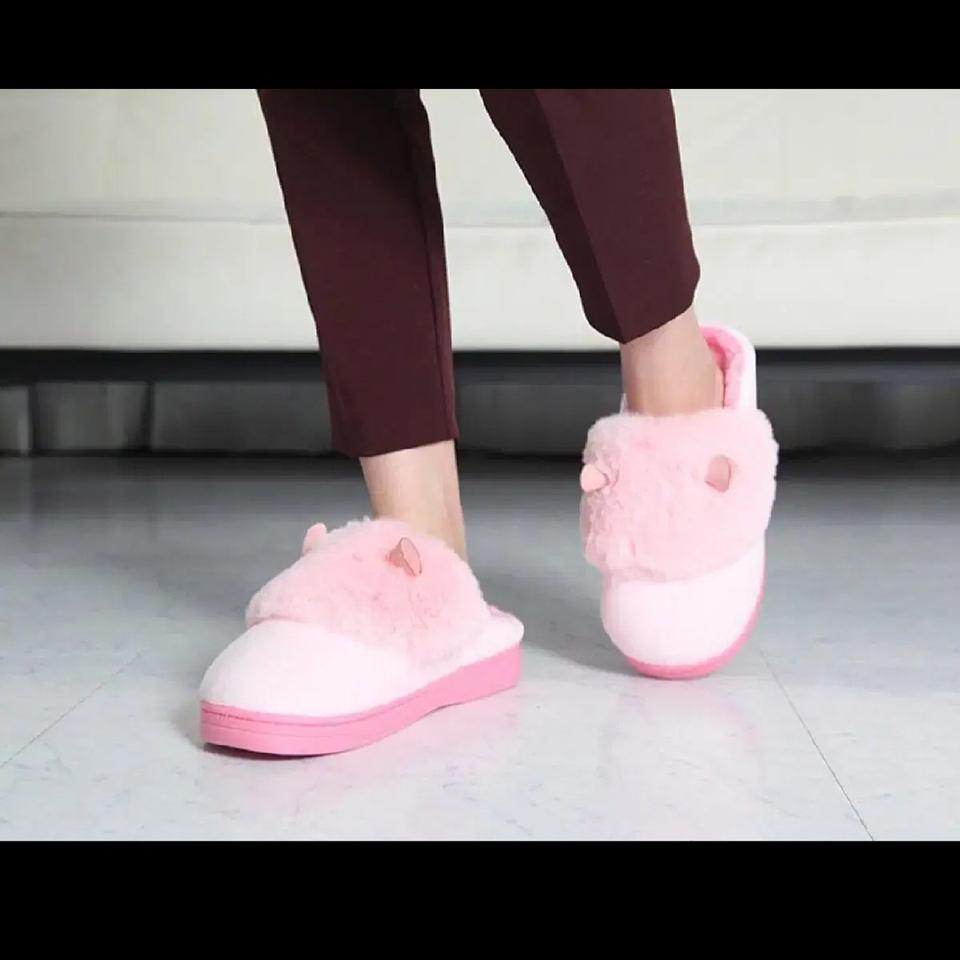 귀요미 털실내화