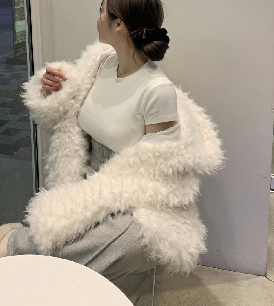 [미착용/새상품] 플랫퍼 NO.9 후드 퍼자켓