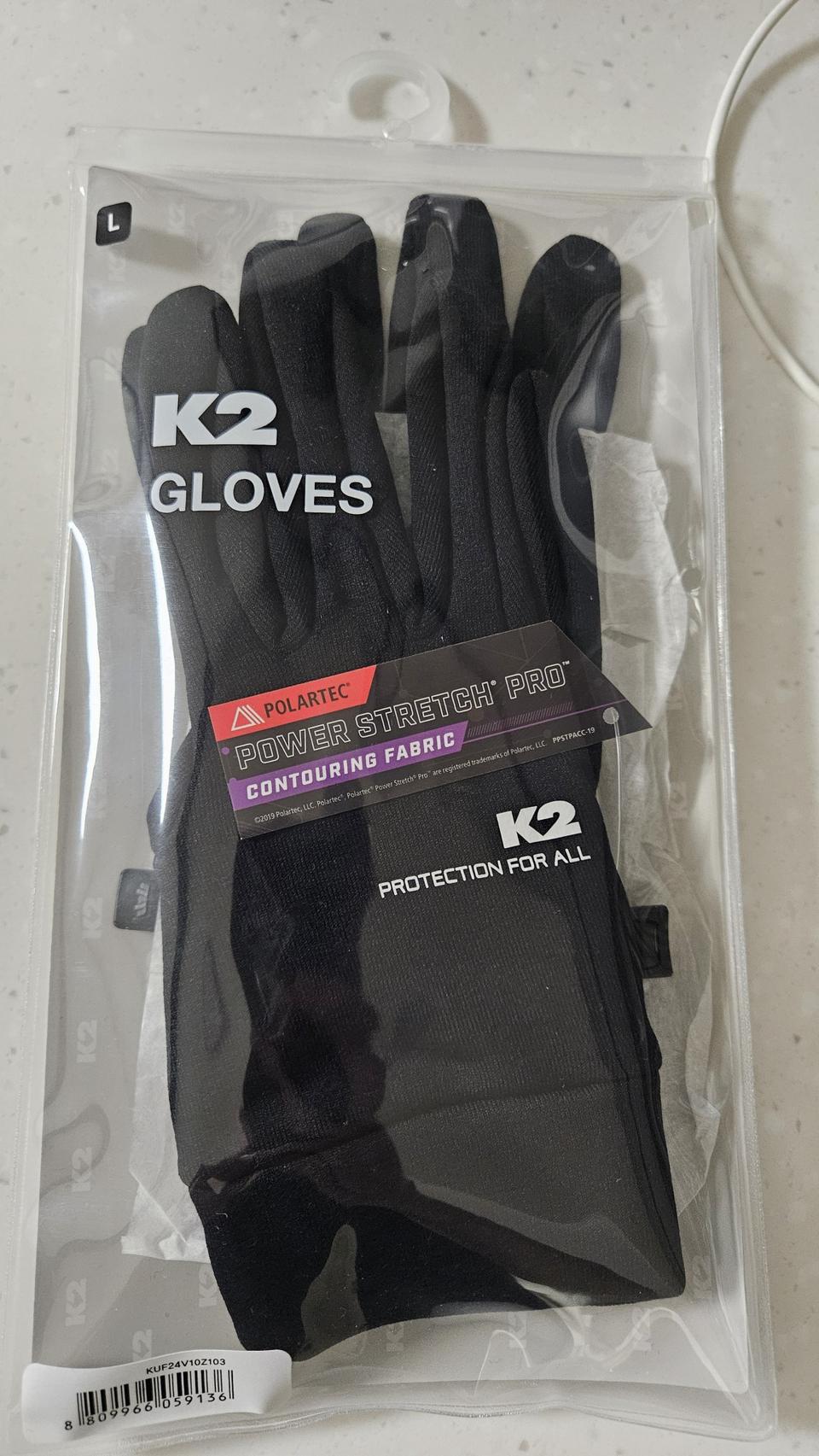 (미개봉 새상품) K2 폴라텍 파워스트레치 글러브