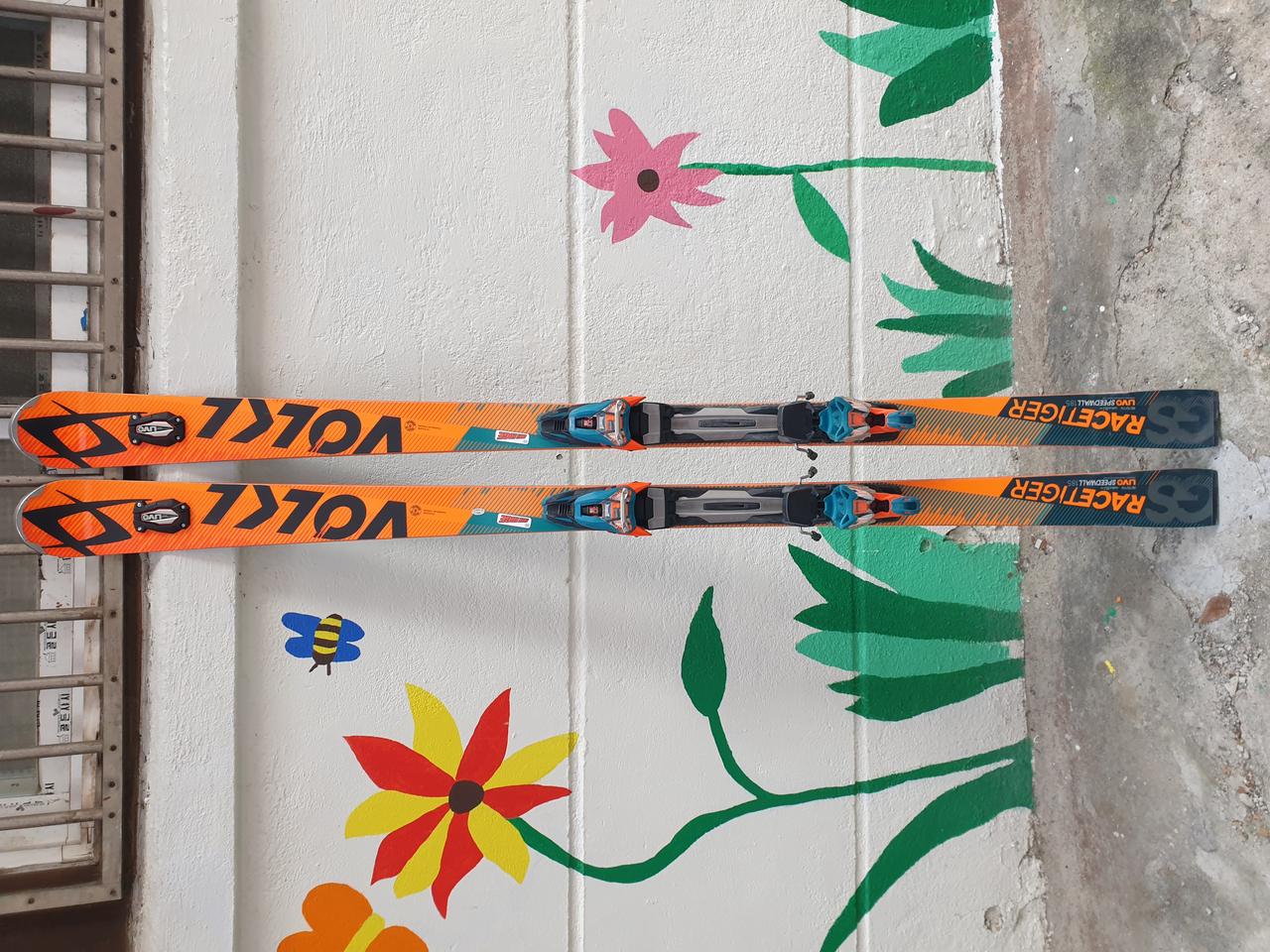 뵐클 대회전 스키 플레이트(185)/바인딩