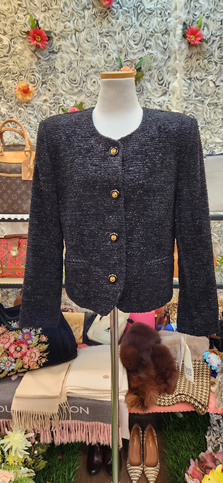 BALMARNE 고급 트위드 자켓 (55)