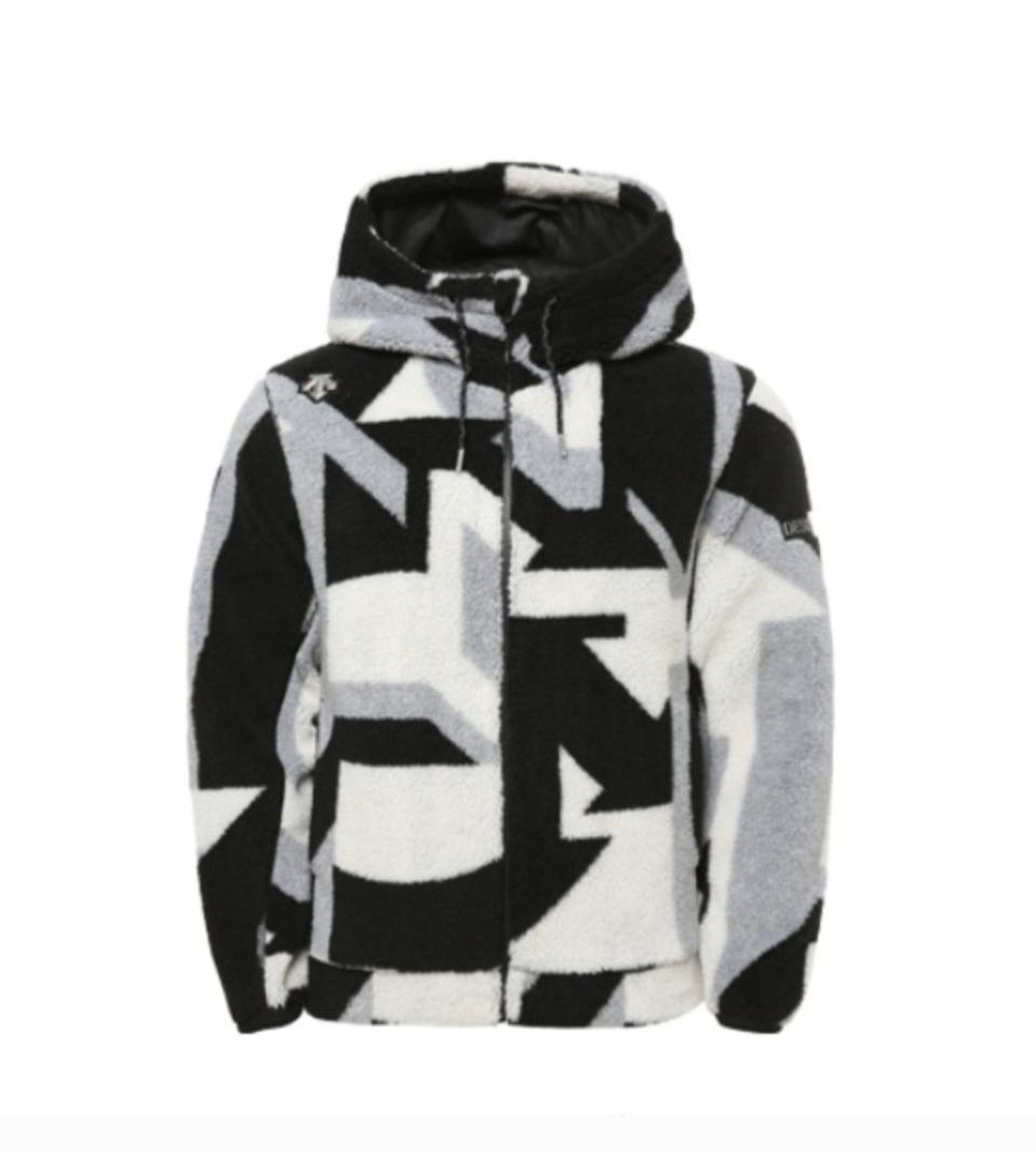 (95) 데상트 정품 플리스 후드집업 자켓