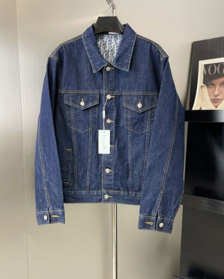 디올 오블리크 모티브 블루종