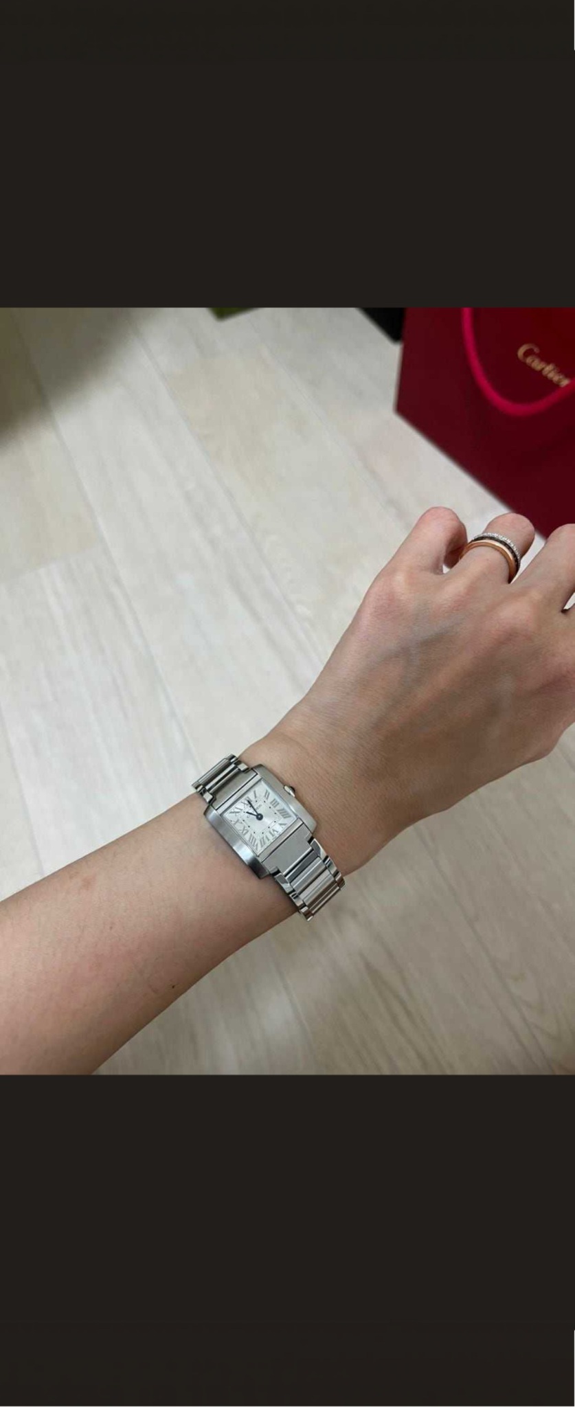 카르띠에시계 탱크 프랑세즈 스몰