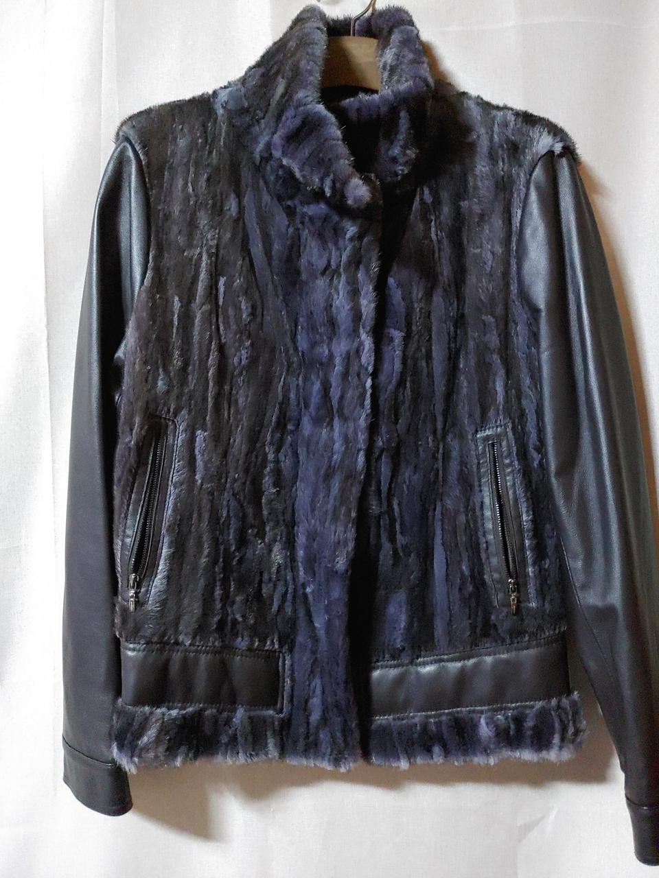 양가죽 밍크 자켓