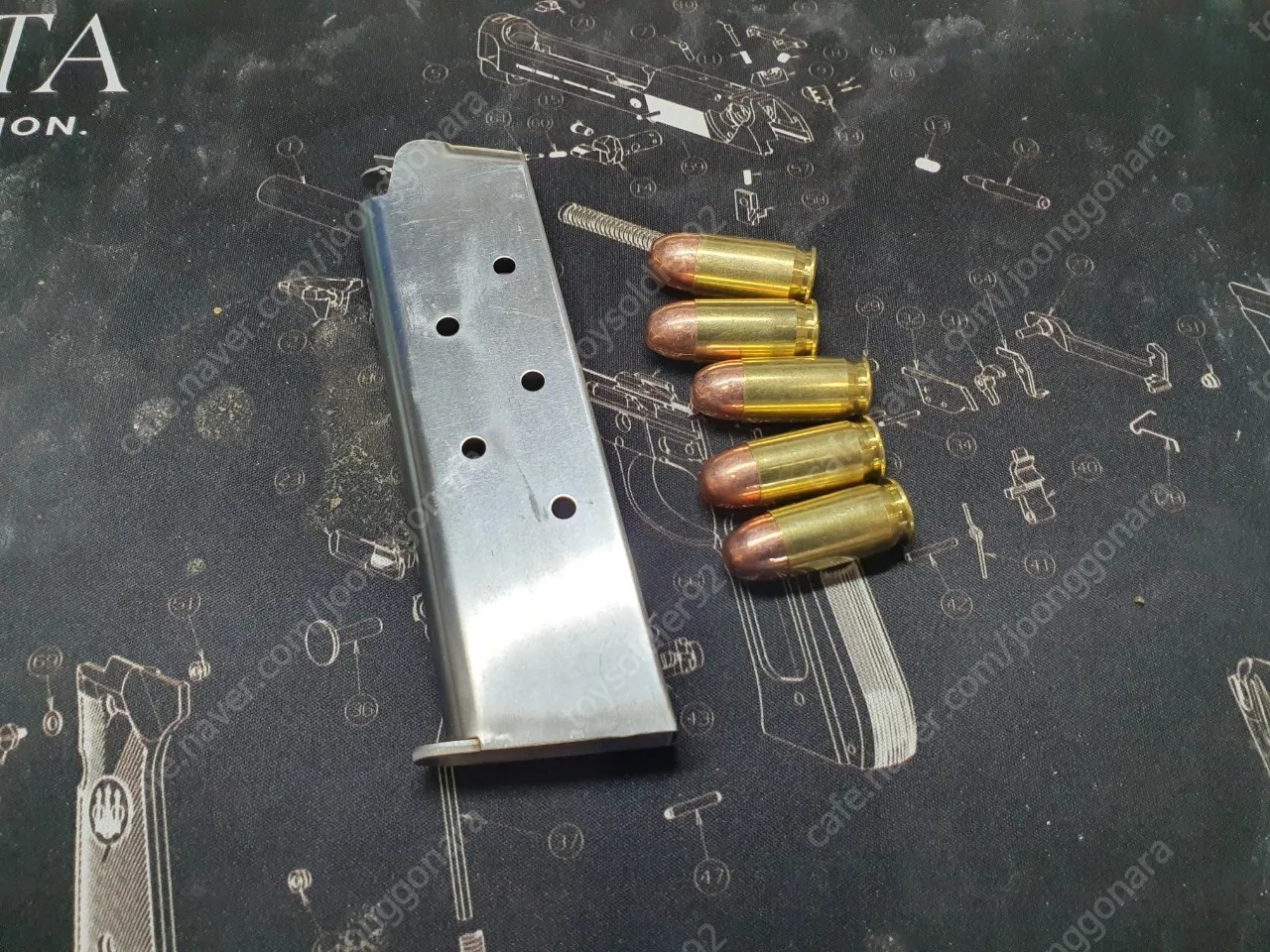 M1911 콜트 탄창+ 더미탄 세트