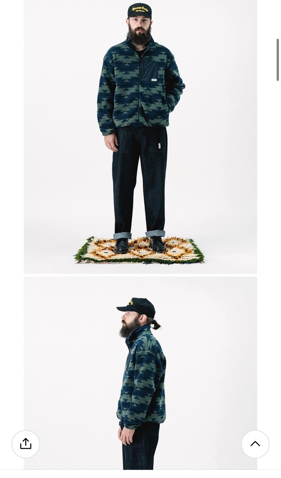 와일드브릭스 네이비 후리스