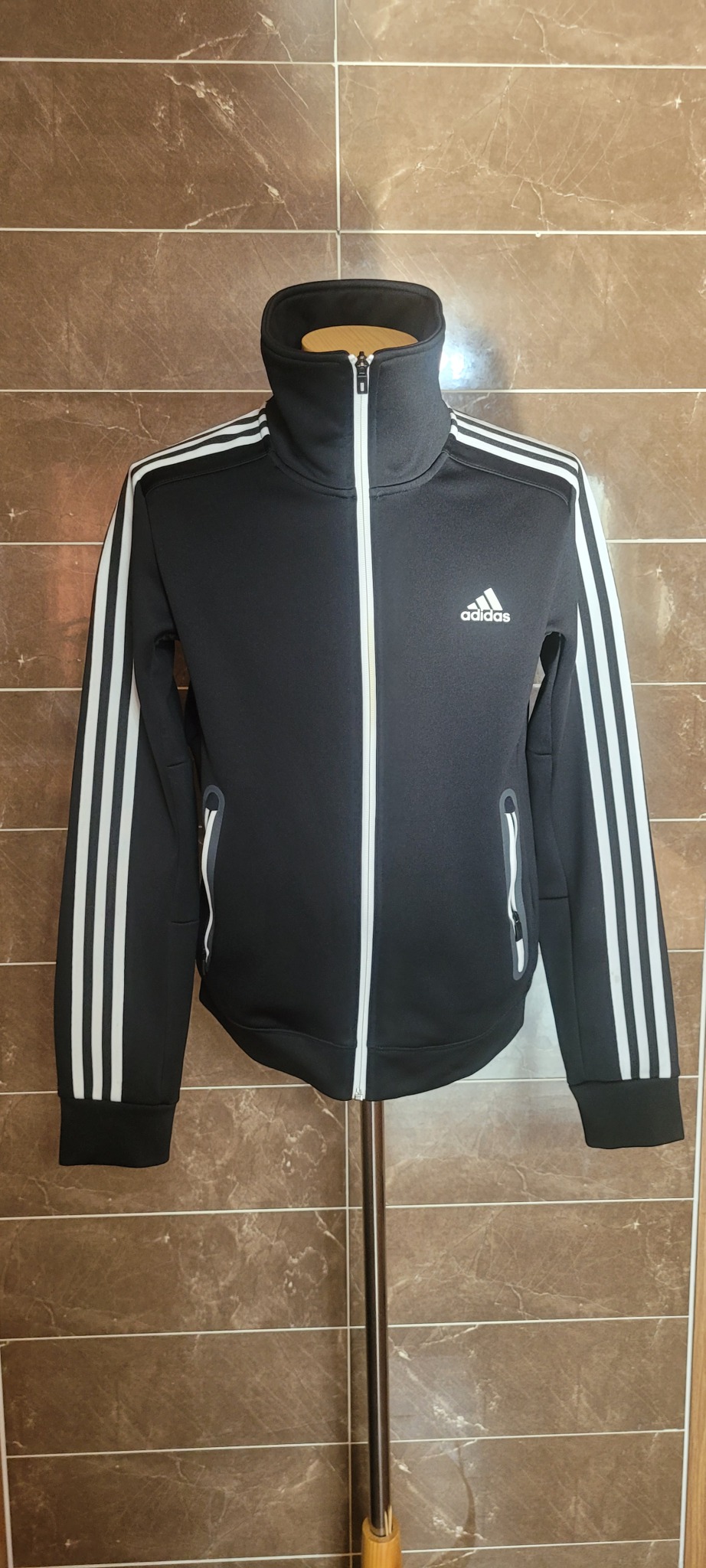 (남성95사이즈) 아디다스 트레이닝 집업(기모)