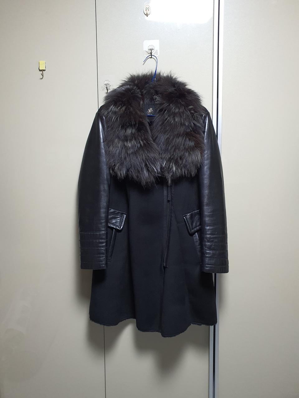 아르덴미즈 폭스퍼 양가죽 배색 무스탕(77) &