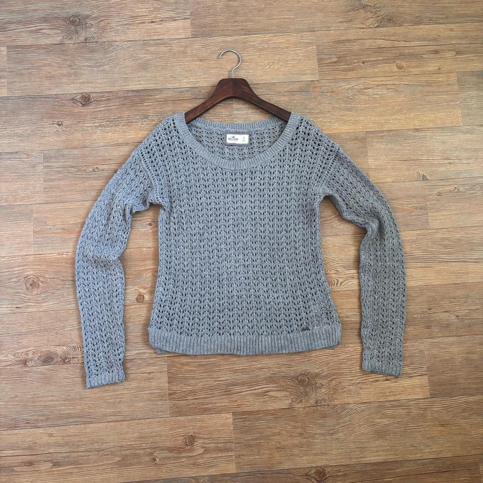 홀리스터 여성 니트 그레이 S 그물