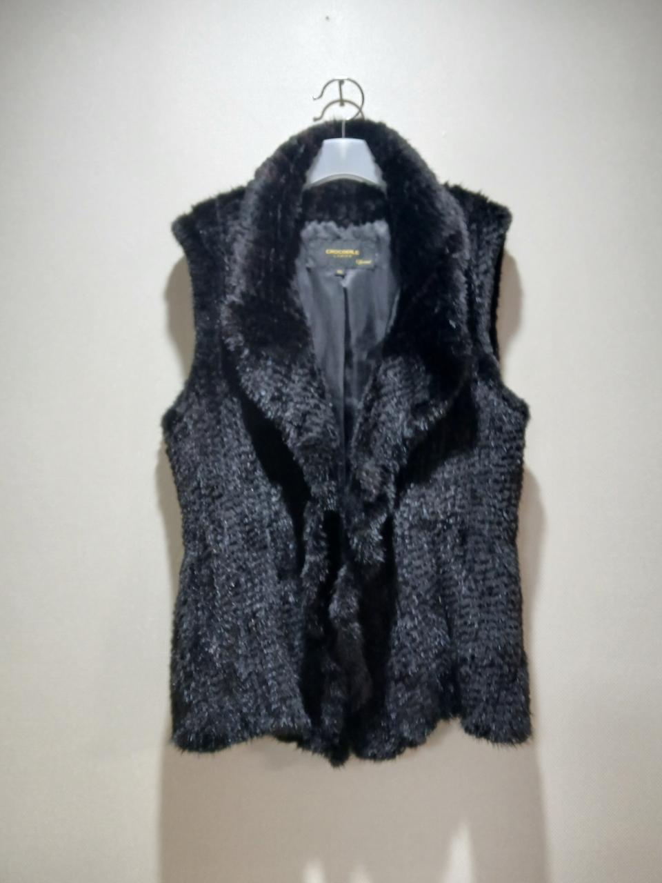 크로커다일 천연 밍크조끼 95