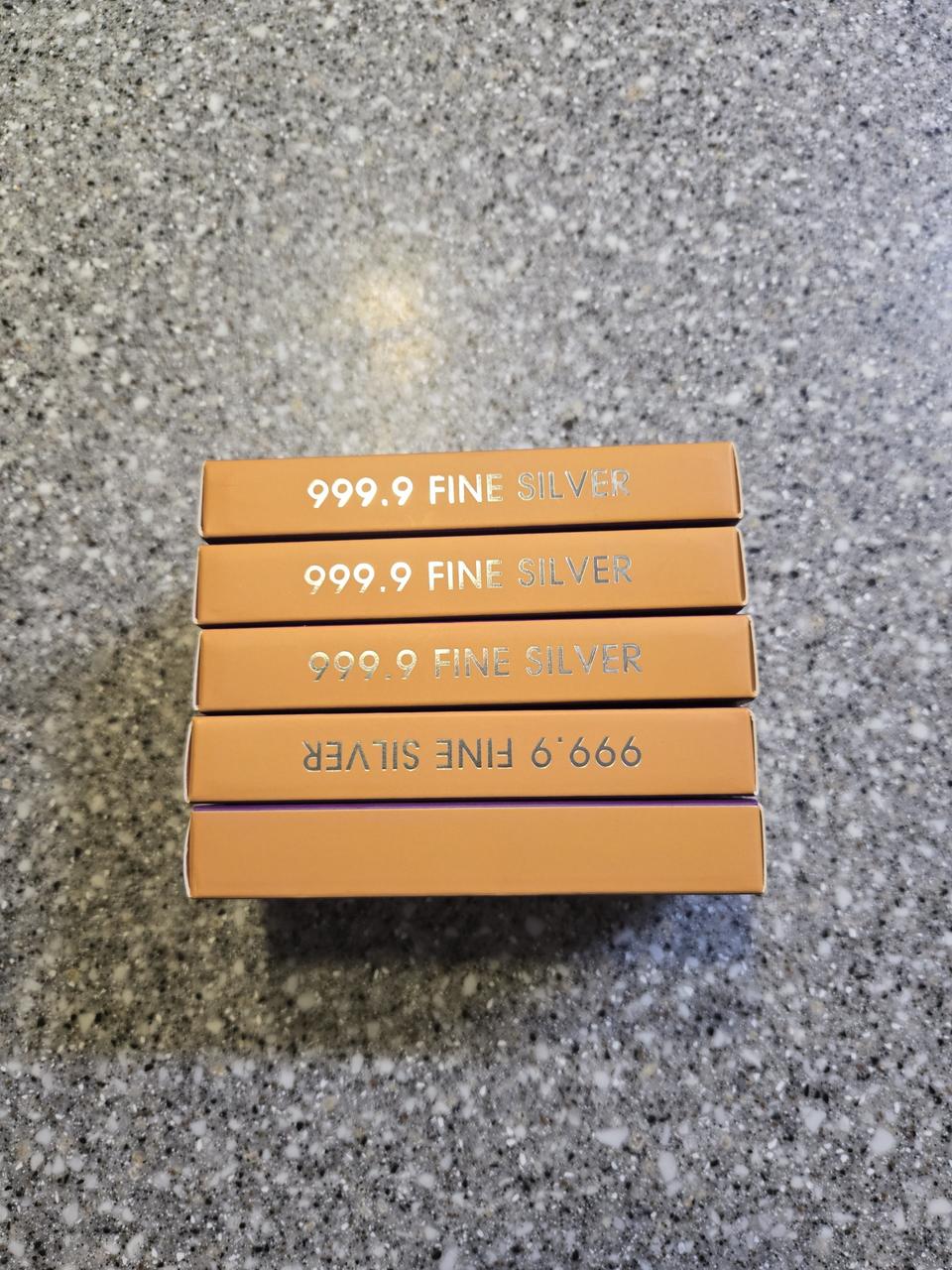 아시아골드 실버바 1kg 5개