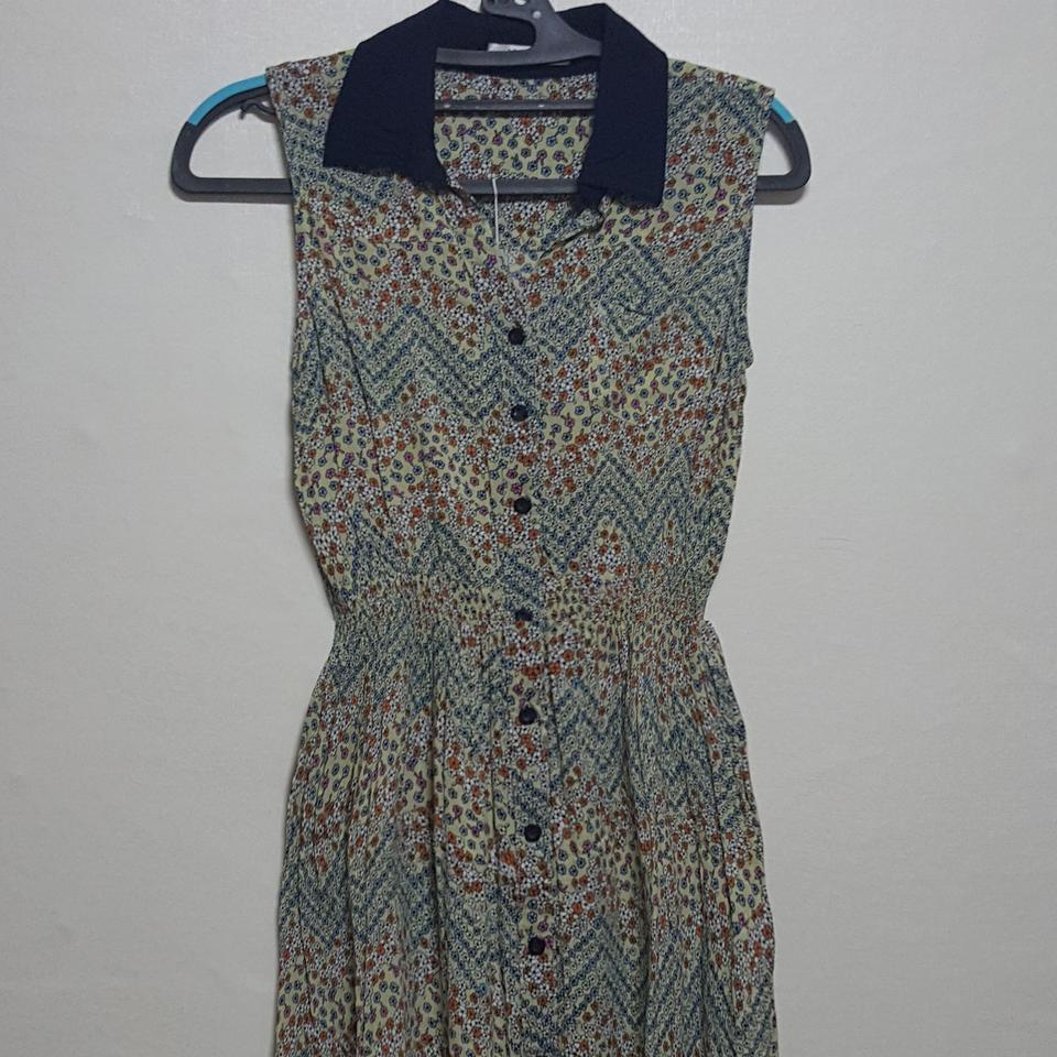 가격인하 밸리걸 패턴 셔츠원피스 레이온100