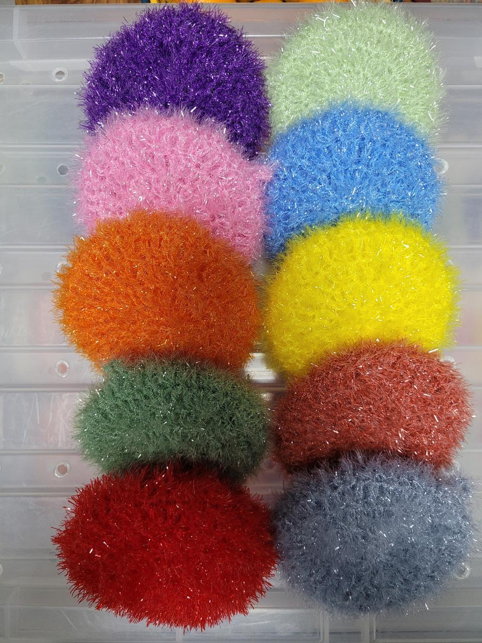 손뜨개질 수세미