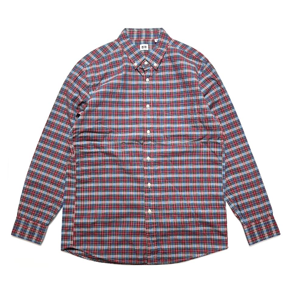 유니클로 체크 셔츠