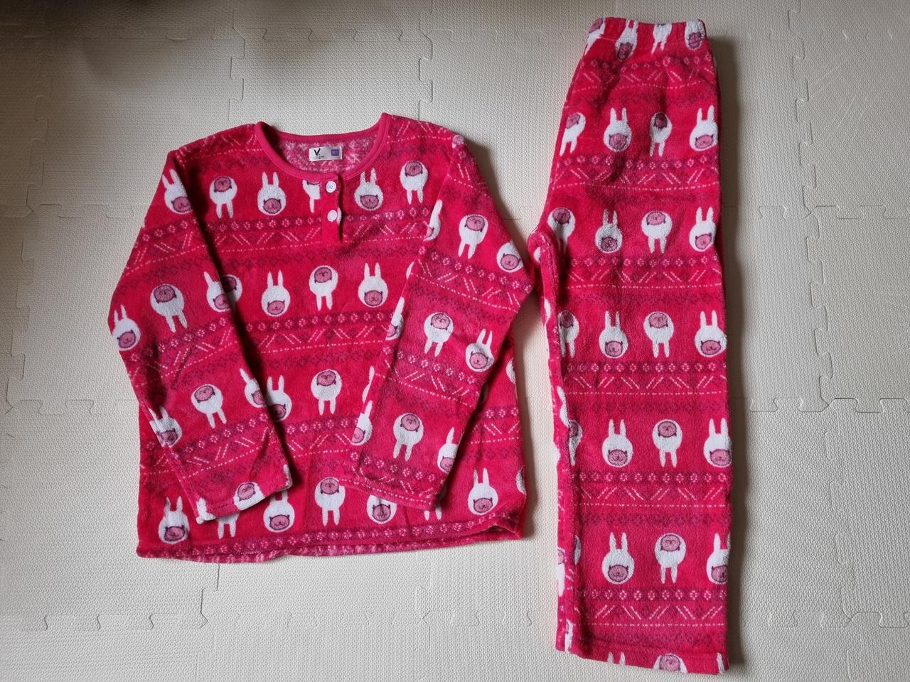 아동 겨울잠옷 특대12-15세  성인도가능(중고)