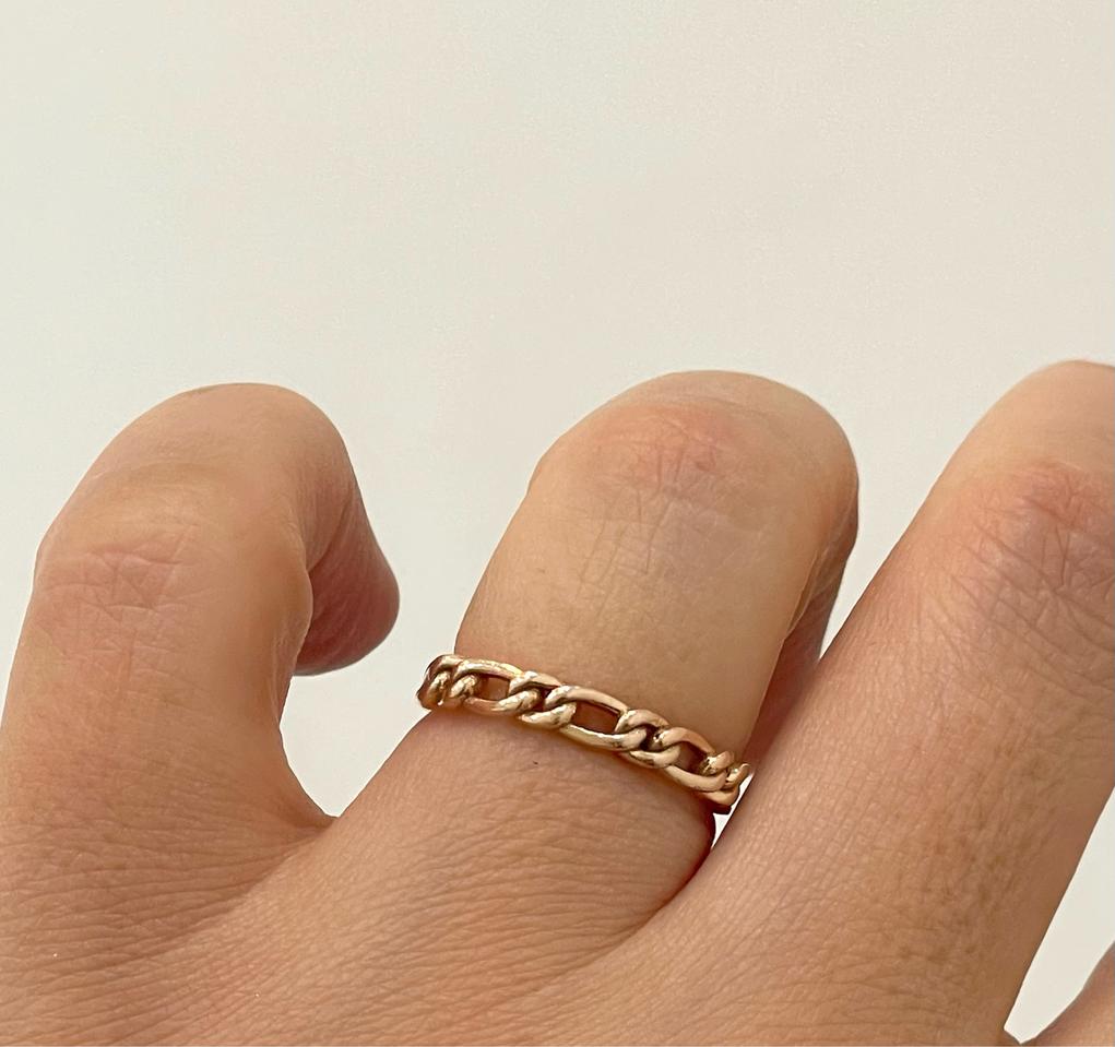 14k 꼬임 체인반지