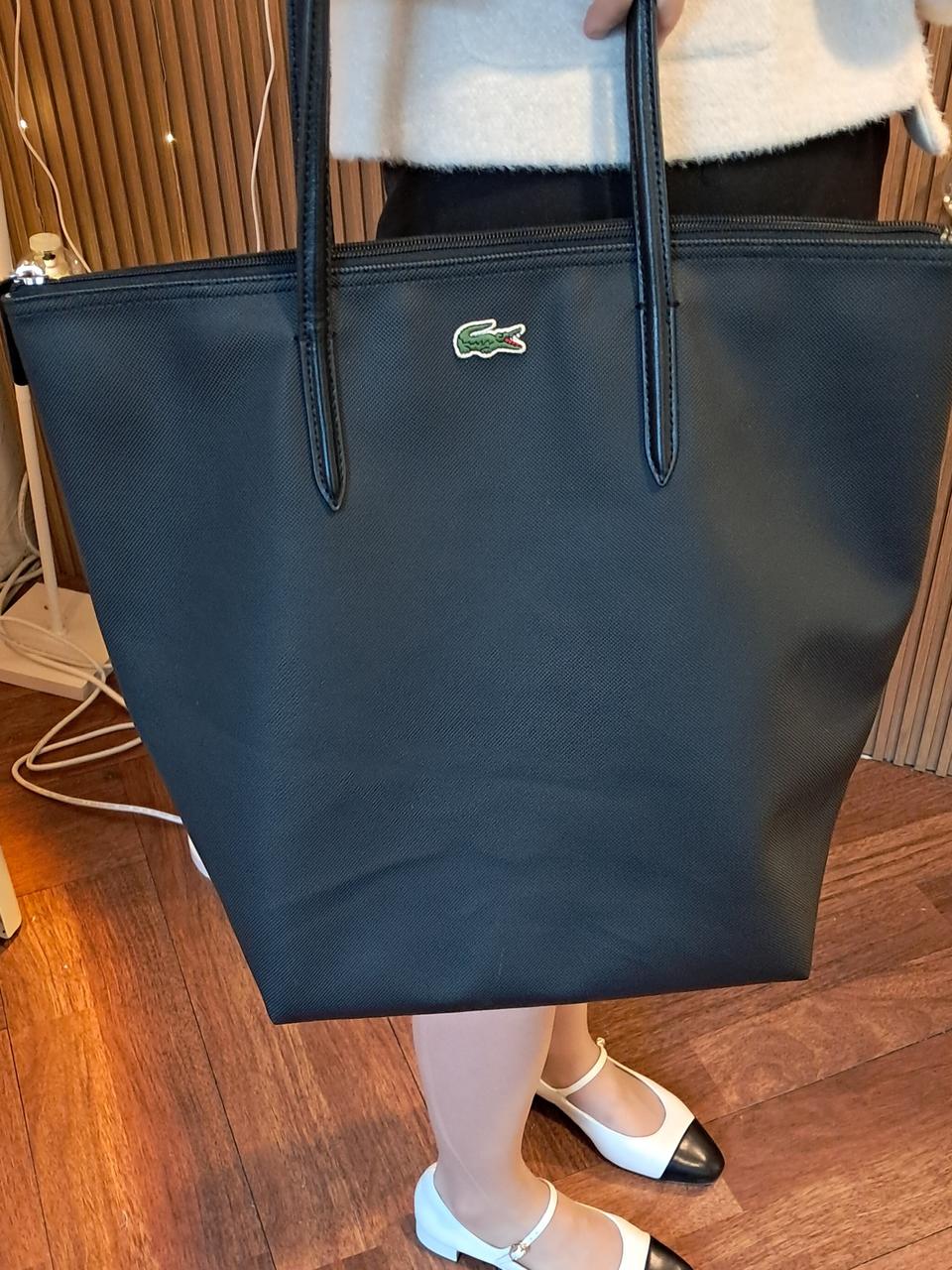 라코스테 쇼퍼백 세로형 숄더백