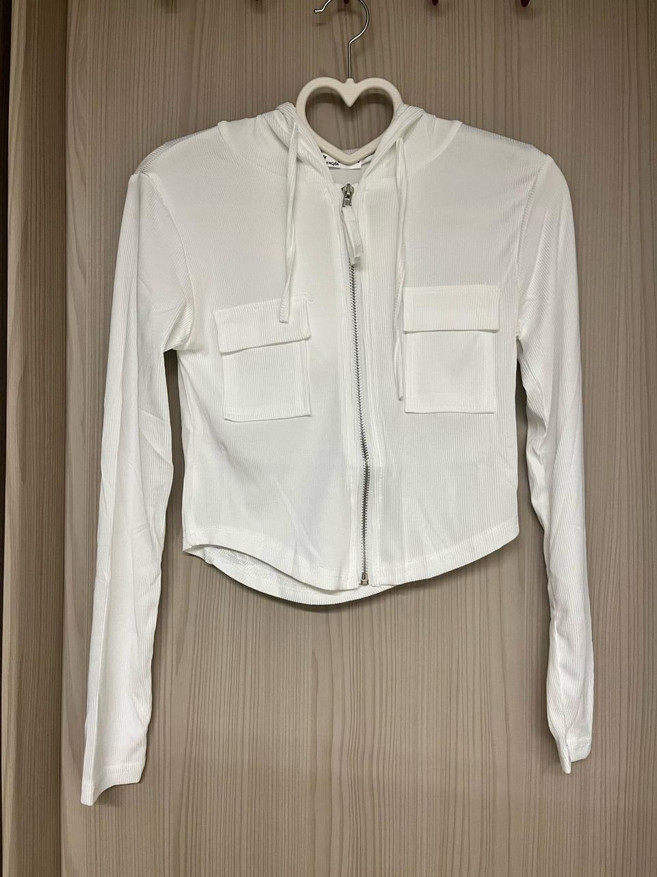 골지 굴림 후드 집업(새상품)