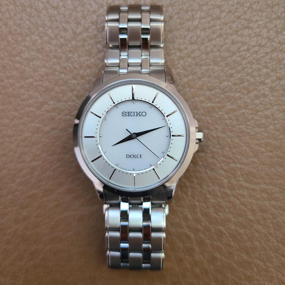 세이코돌체 SADT 007 실버 솔라 전파시계