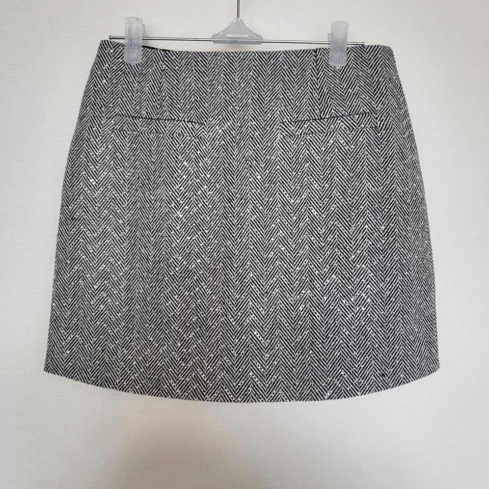 반짝이 큐빅 미니 스커트 S