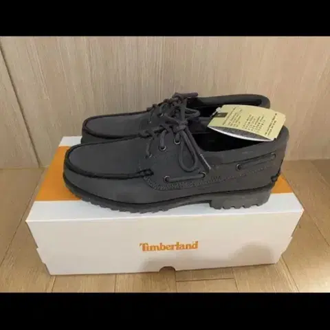 팀버랜드 보트슈즈 다크그레이