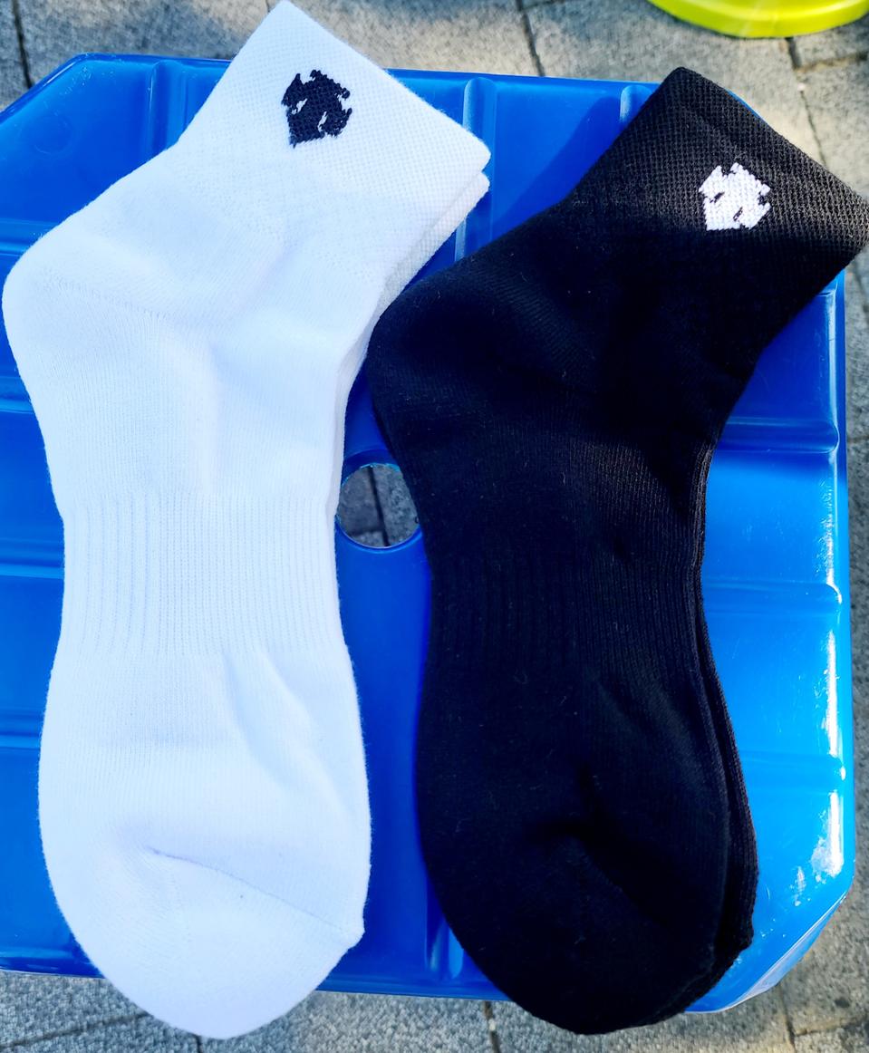 예쁜 양말  중목 이중 파일  8개