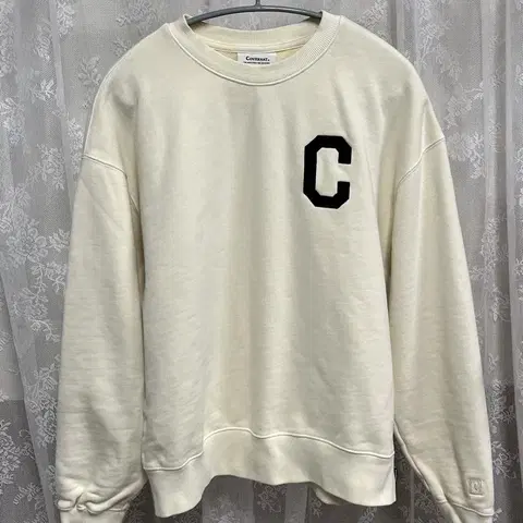 여성S) 커버낫 아이보리 맨투맨