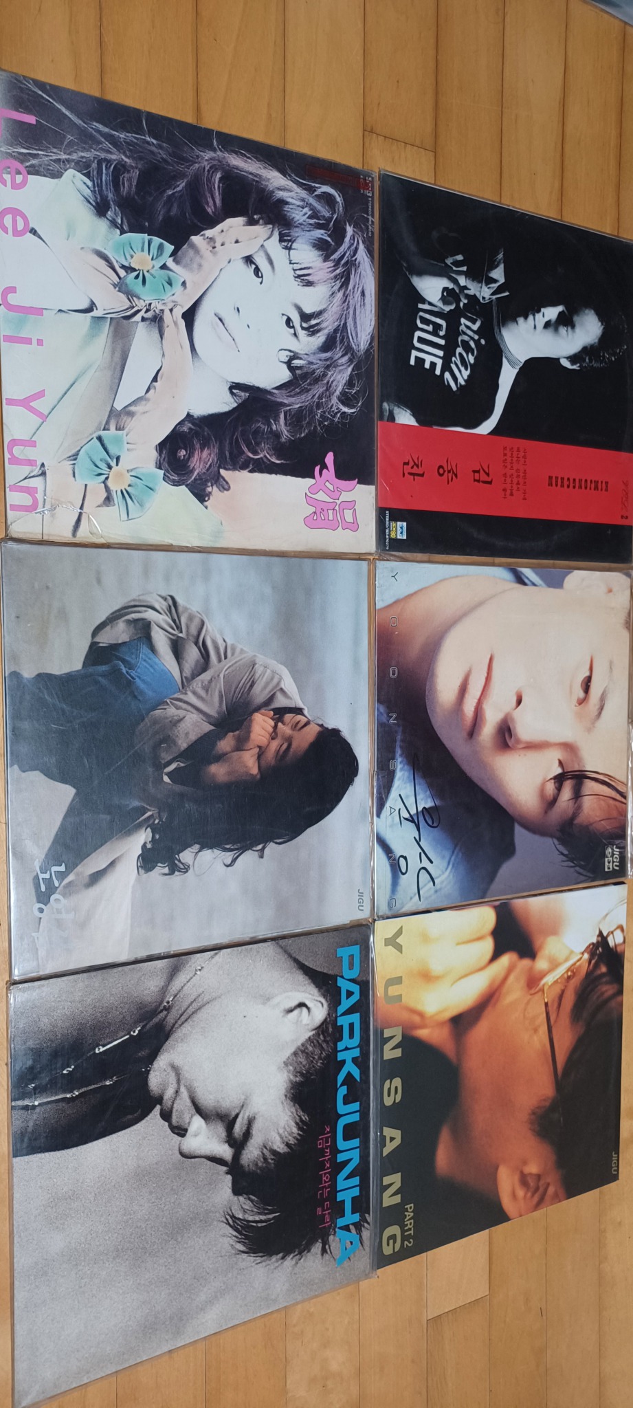 김종찬,윤상,이지연,노영심,박준하 / LP음반 6장 입니다.