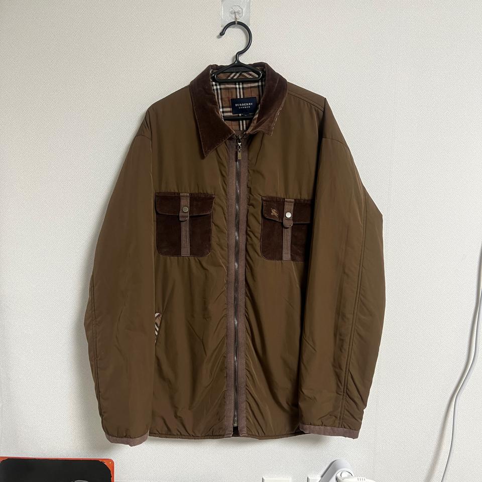 버버리 누빔자켓 바람막이 코트 XL