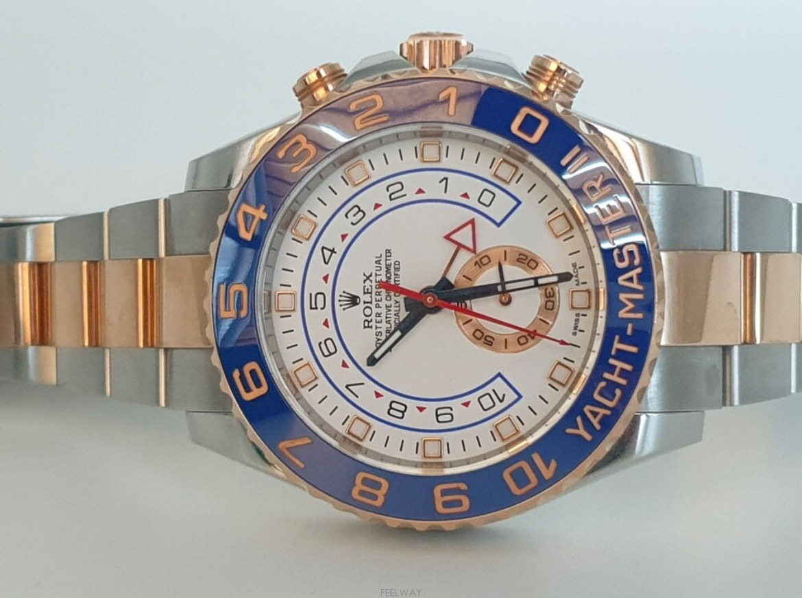 롤렉스 요트마스터2 콤비 116681 2017년 블루핸즈 최저가