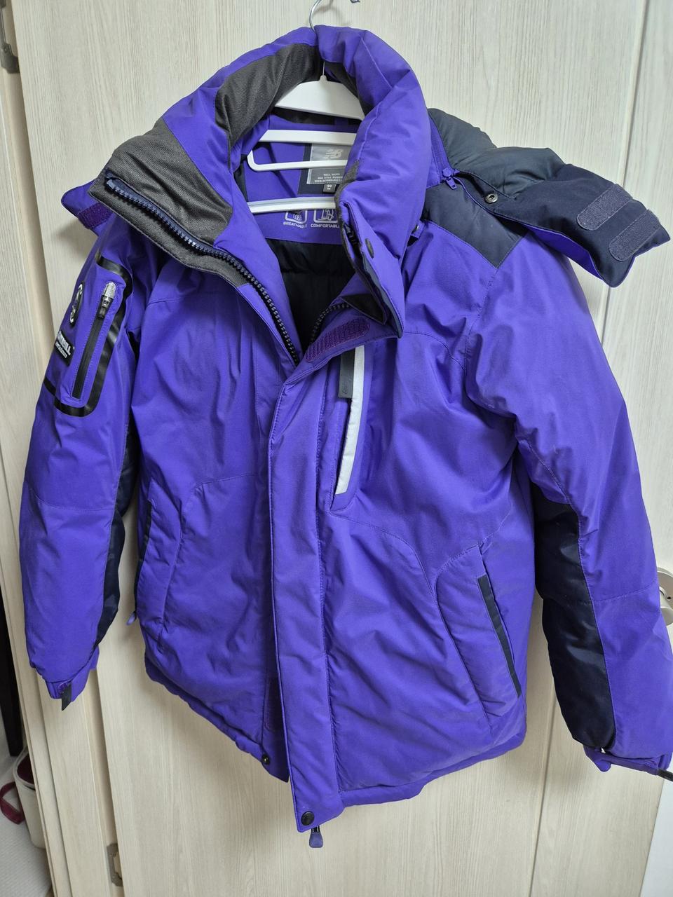 뉴발란스 패딩 90사이즈 보라