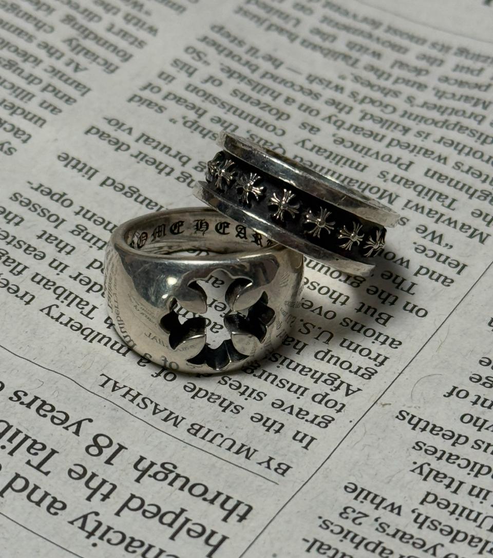 크롬하츠 반지2개 일괄