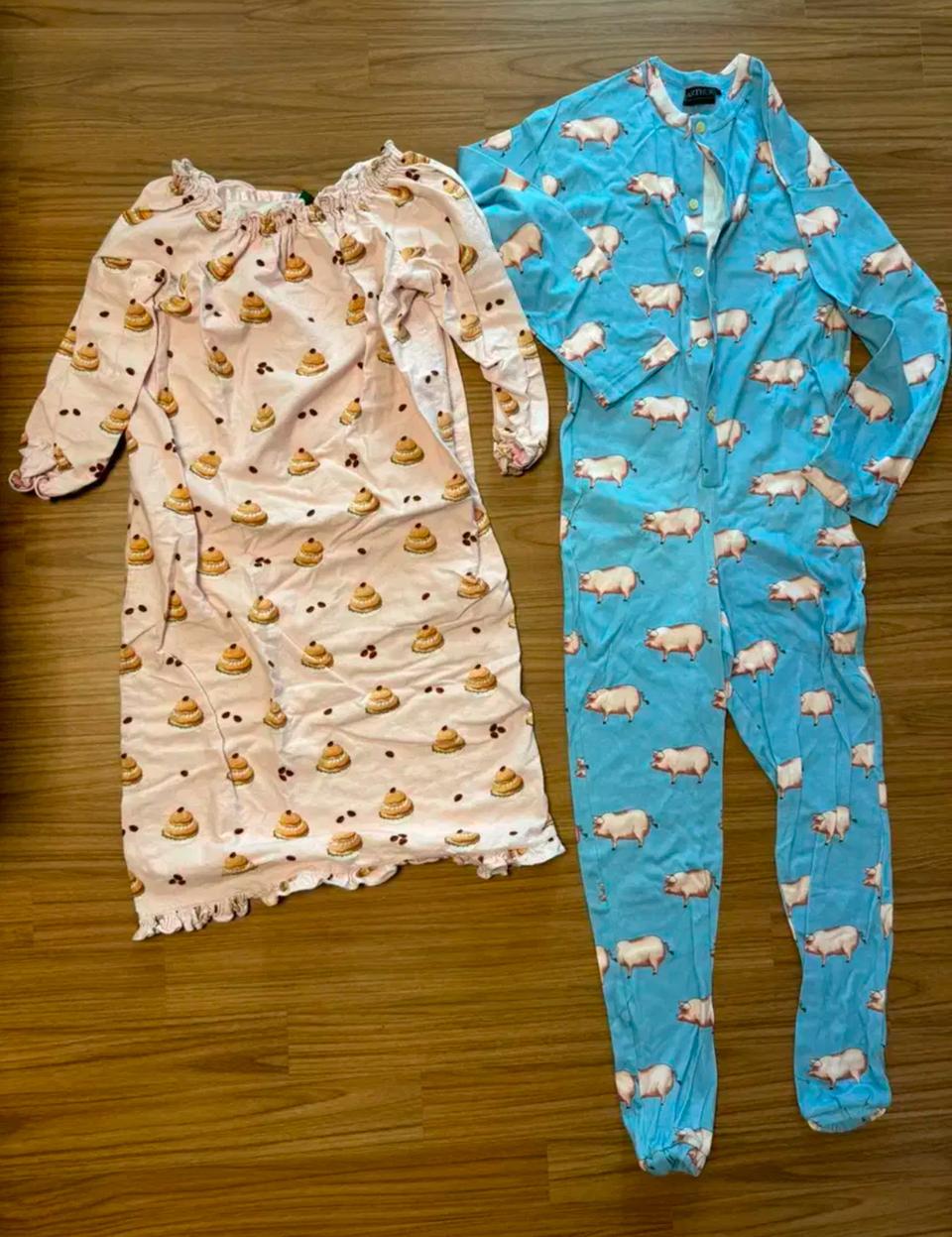 프란스구매 아서 ARTHUR 동물패턴 디저트 프린트 피자마 파자마