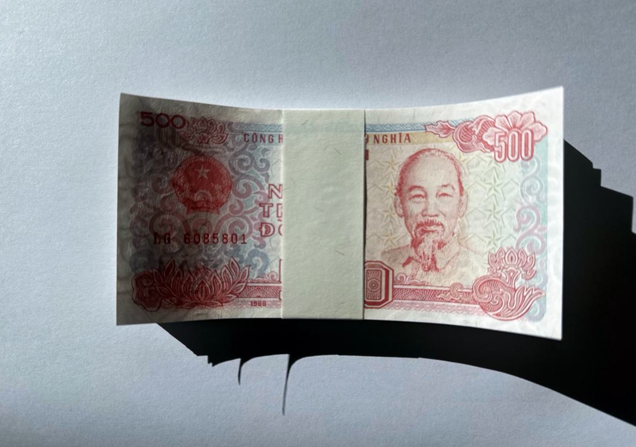  베트남화폐 베트남지폐 베트남돈 베트남동 500동 한다발(100장)