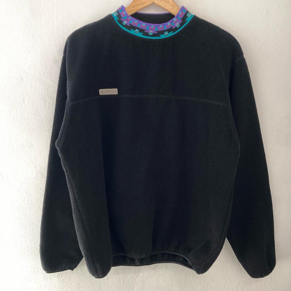 컬럼비아 후리스 맨투맨 검정(M)