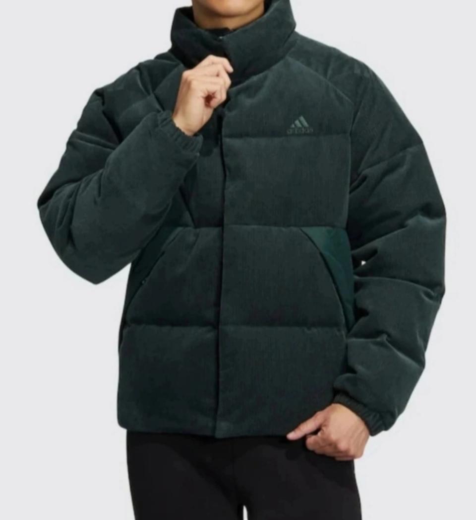 아디다스 코듀로이 패딩