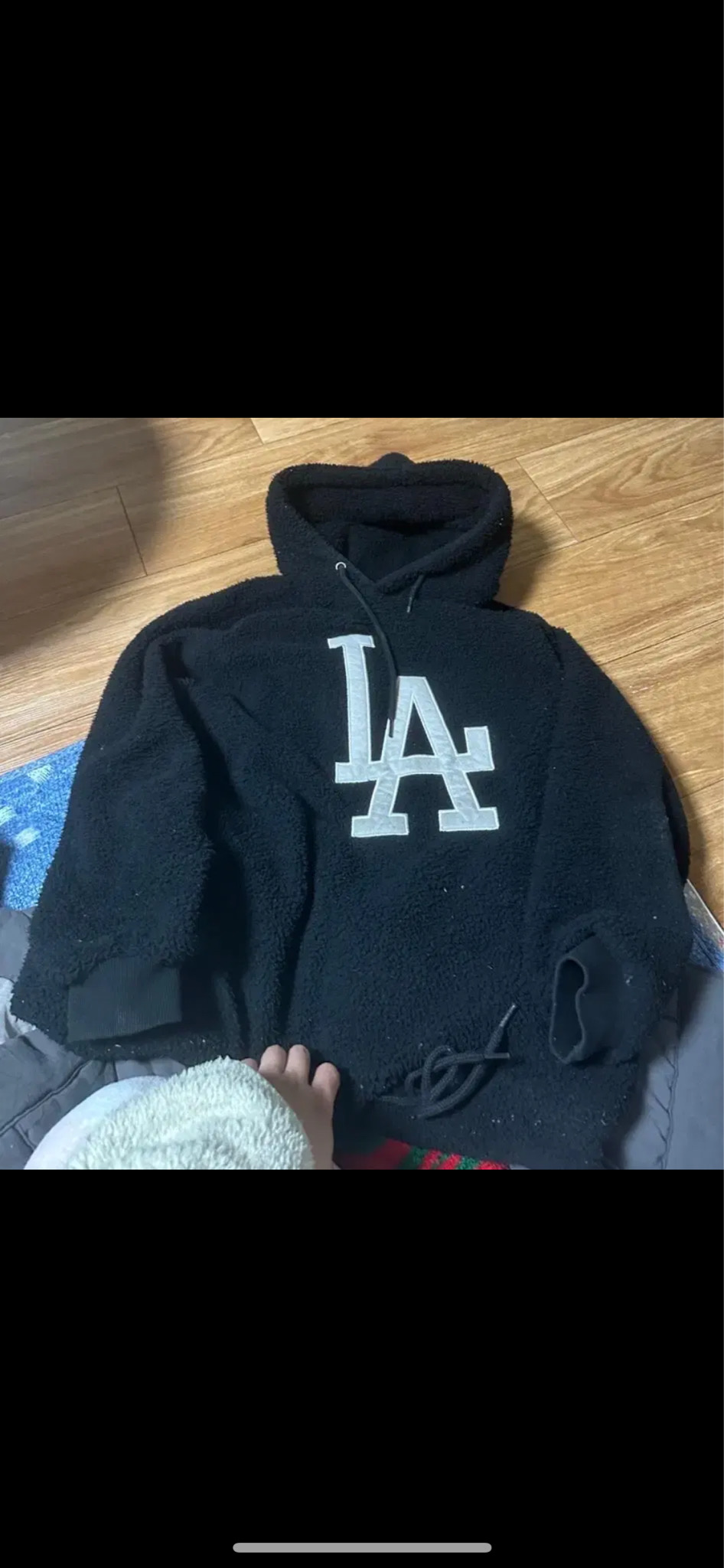 LA양털 뽀글이 후드티