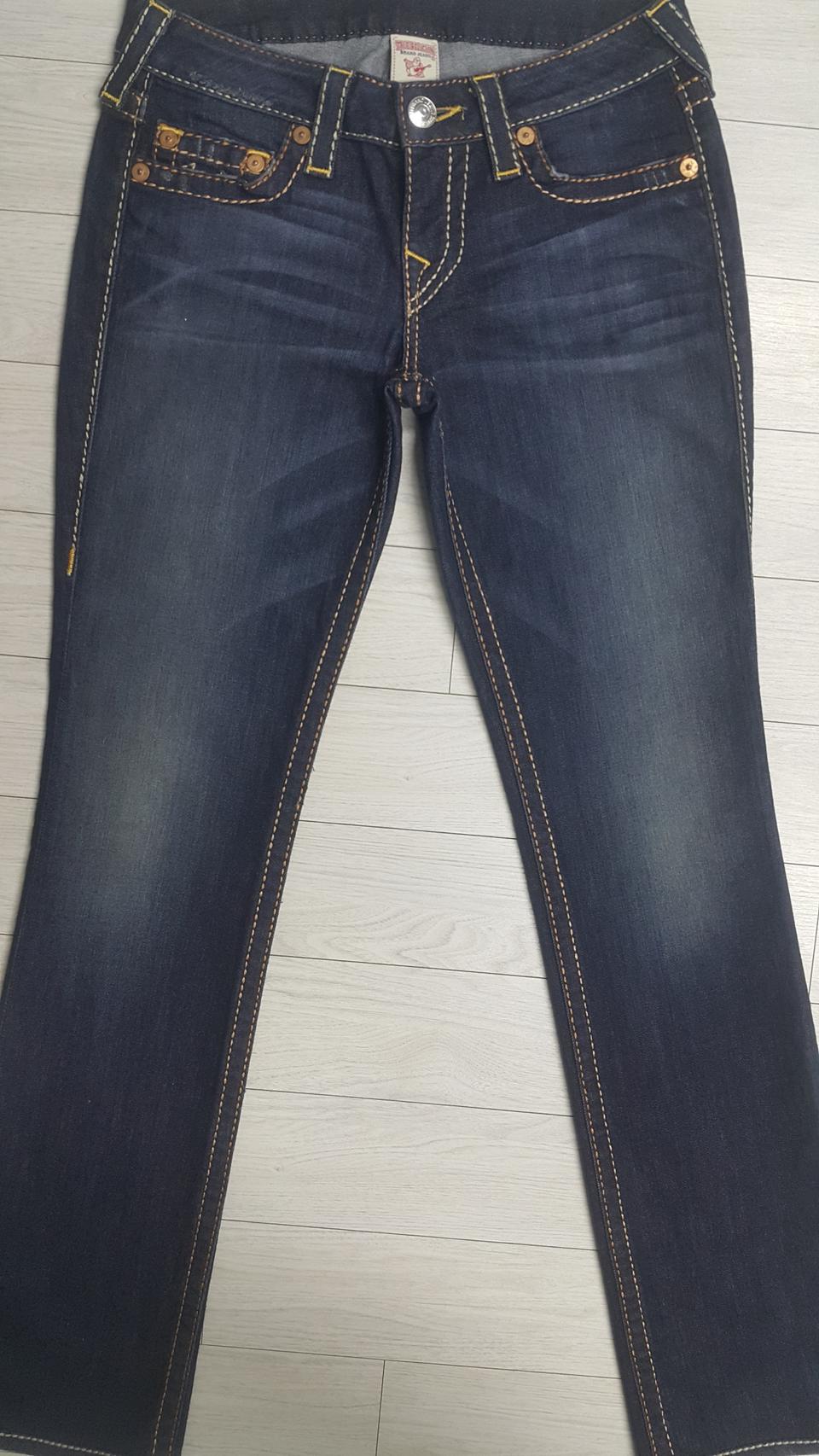 트루릴리전정품(여성스판) 스트레이트진 27~28"(No.37)거의새바지!