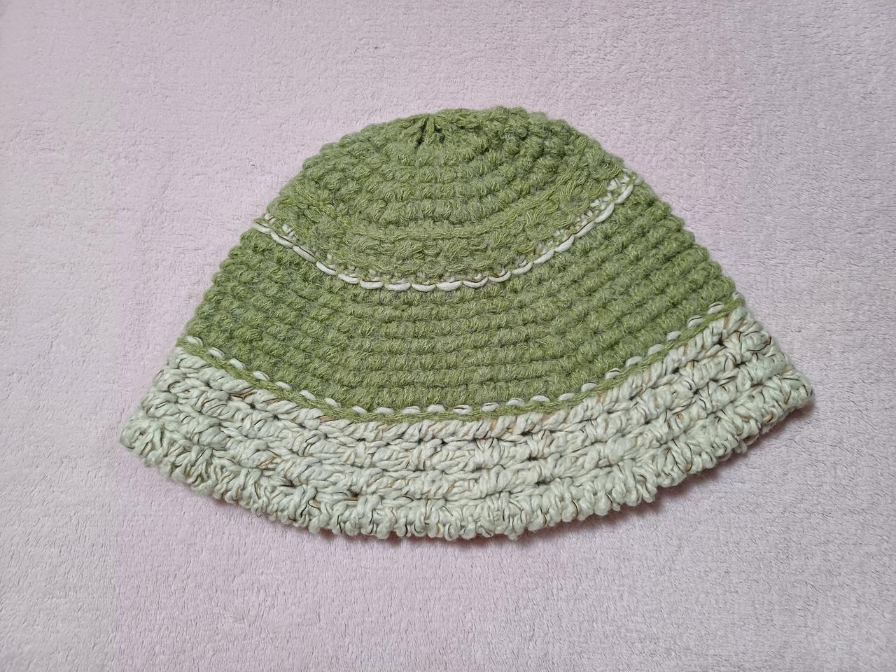 새제품 알파카울 니트버킷햇